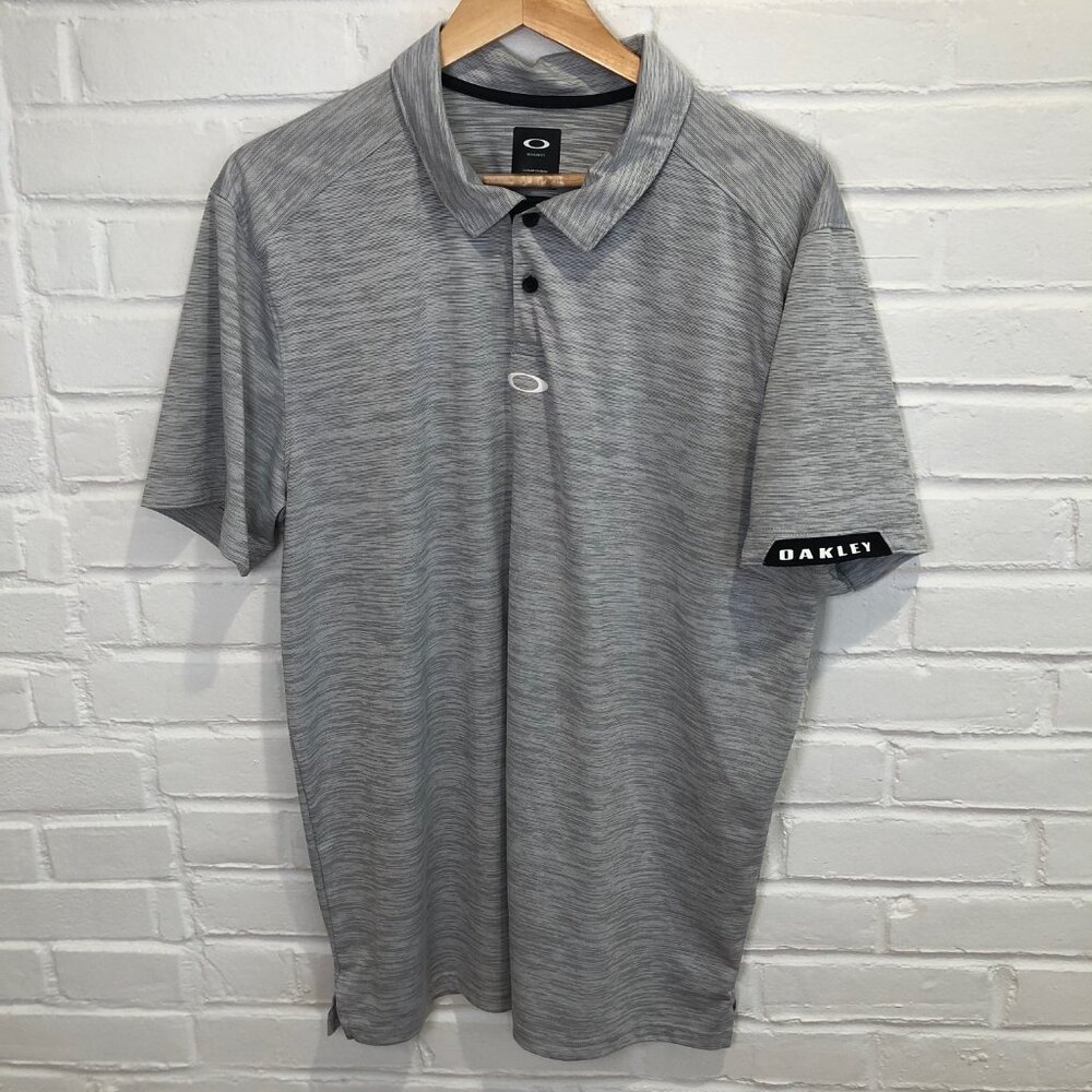 Oakley Hydrolix Regular Fit Performance Short Sleeve Polo Golf Shirt Men's 2XL